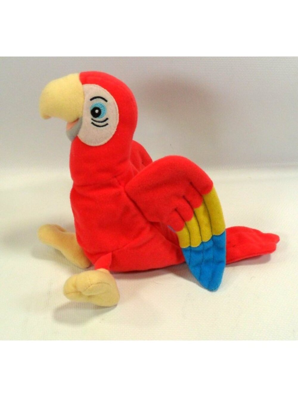 Mattel Star Bean Disney Waddlesworth Parrot‎ Beanbag Plush 6” 102 Dalmatians